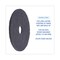 Boardwalk Stripping Floor Pads, 16" Diameter, Black, PK5 BWK4016BLA - alternate 3